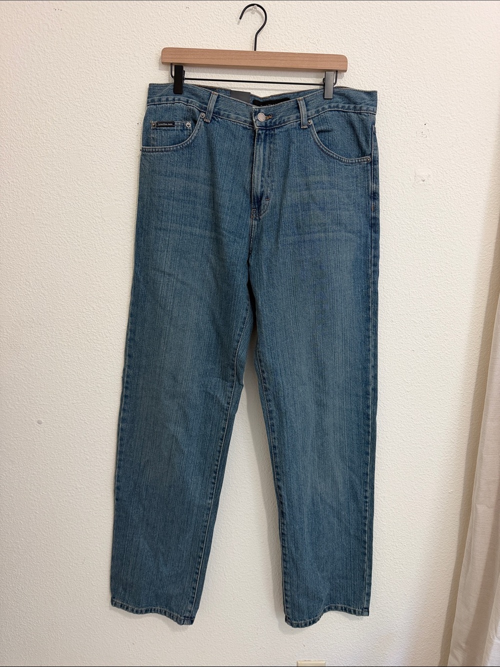 Calvin Klein Men's Blue Denim Jeans